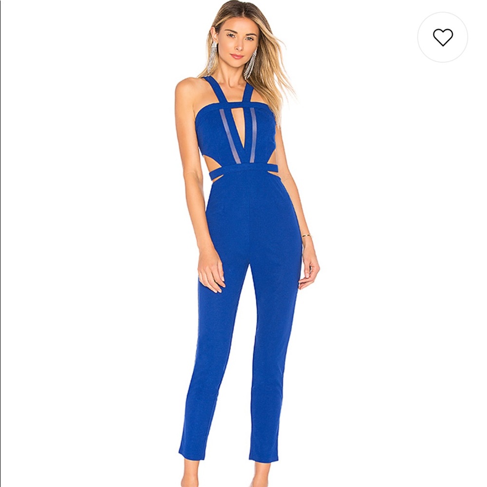 Blue jumpsuit